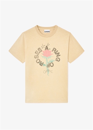 Future heavy jersey oversized tee Safari A1050152 Ganni 